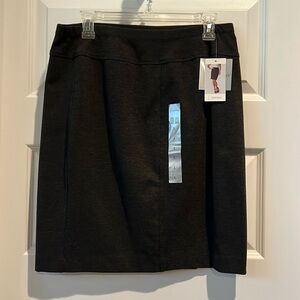 Charcoal Grey skirt by Ellen Tracy, sz L NWT